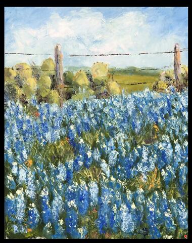 Bluebonets & Cactus