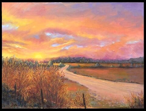 Fiery Sunset