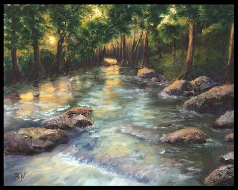 Sunset on the Guadalupe